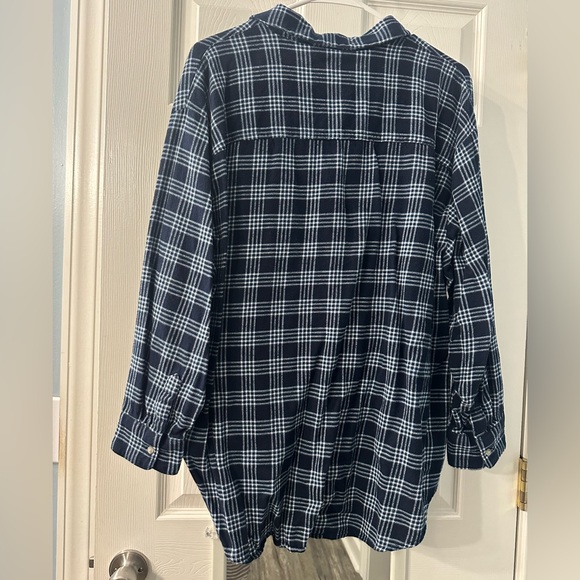 Old Navy The Boyfriend Flannel shirt size XL - Picture 3 of 4